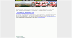 Desktop Screenshot of discotecas.infoarequipa.com