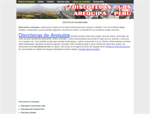 Tablet Screenshot of discotecas.infoarequipa.com