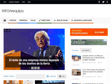 Tablet Screenshot of infoarequipa.com